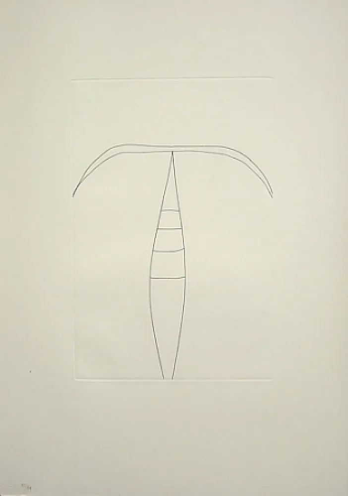 Grabado Burri - Senza titolo