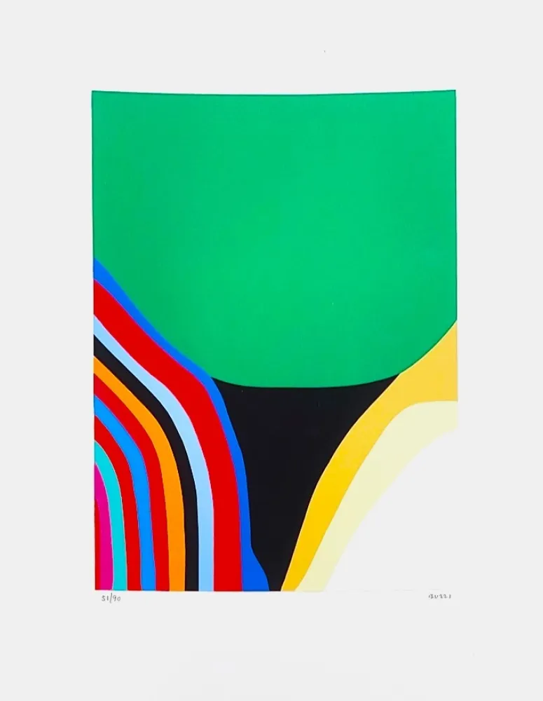 Serigrafía Burri - Serigrafia 1