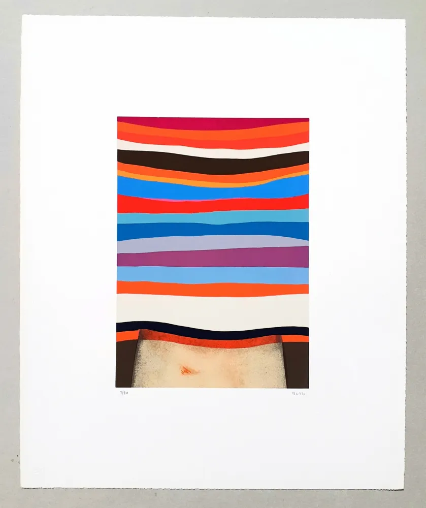 Serigrafía Burri - Serigrafia 1-D