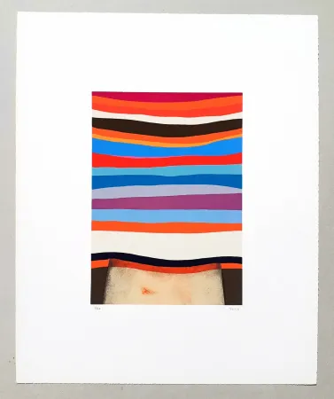 Serigrafía Burri - Serigrafia 1-D