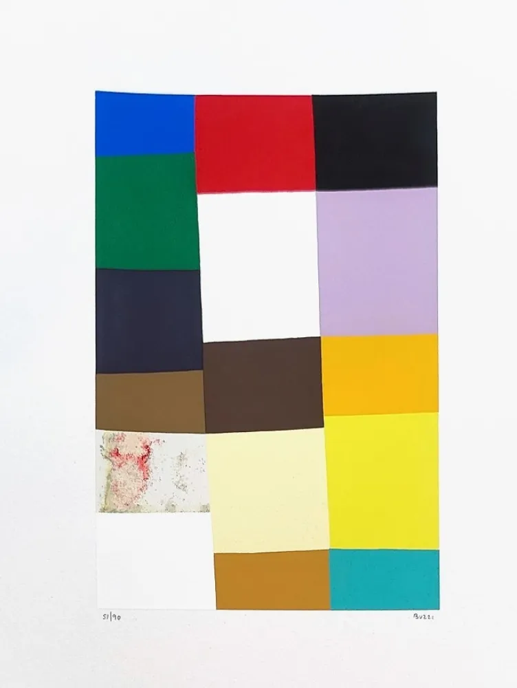 Serigrafía Burri - Serigrafia 2