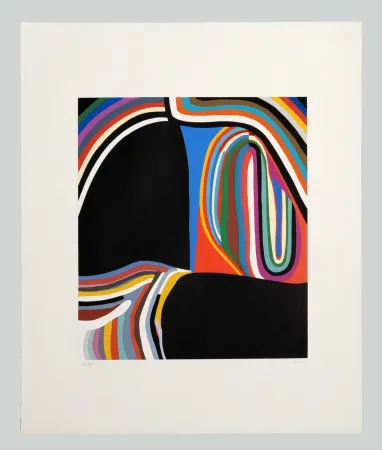 Serigrafía Burri - Serigrafia 2-B