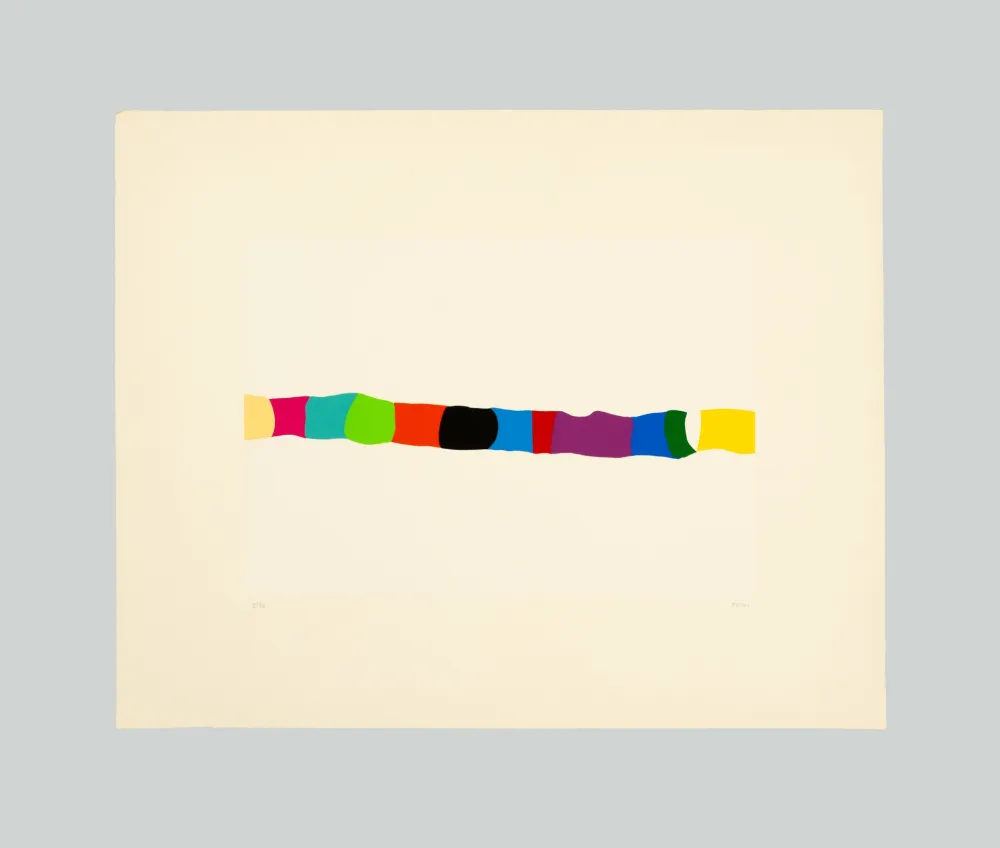 Serigrafía Burri - Serigrafia 2-C