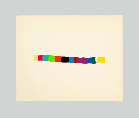 Serigrafía Burri - Serigrafia 2-C