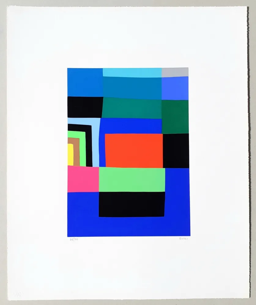 Serigrafía Burri - Serigrafia 3