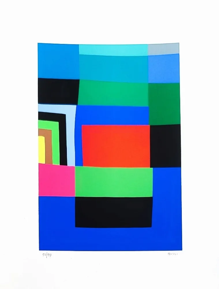 Serigrafía Burri - Serigrafia 3