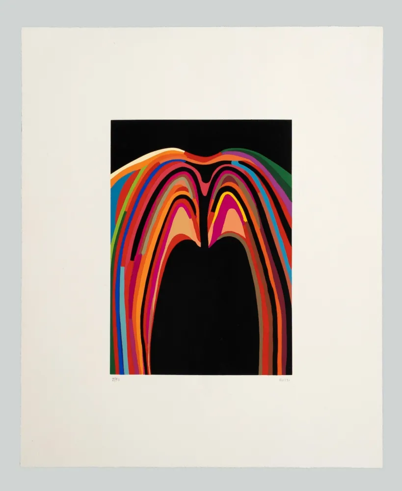 Serigrafía Burri - Serigrafia 3-B