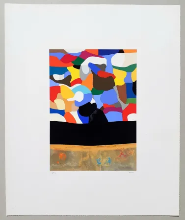 Serigrafía Burri - Serigrafia 3-D