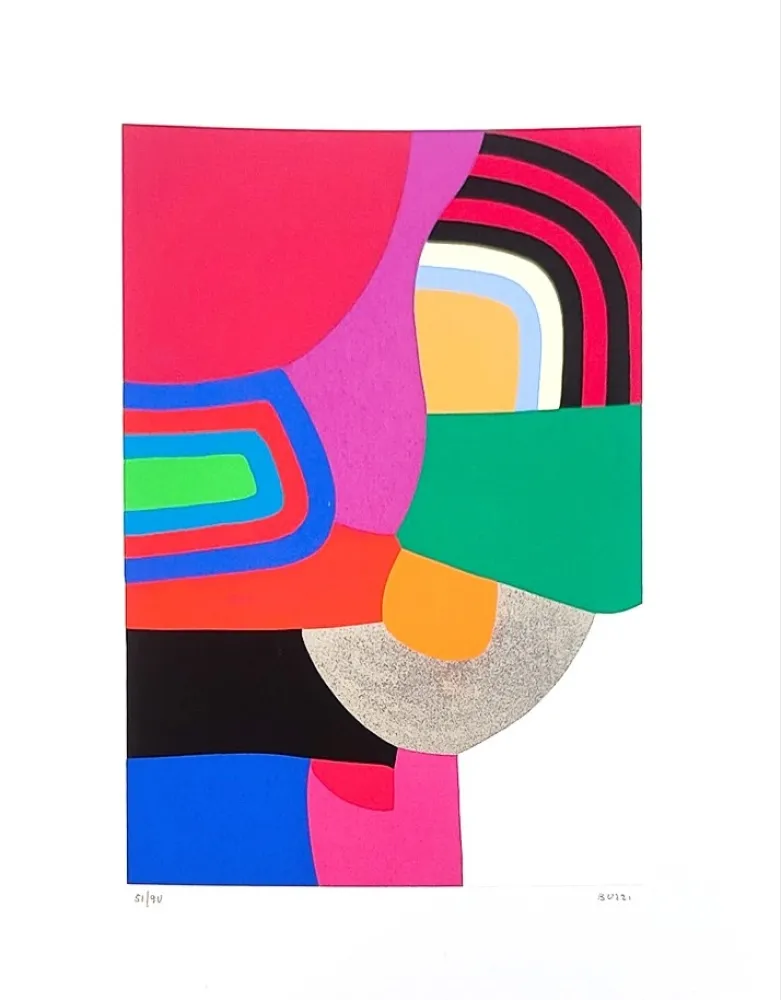 Serigrafía Burri - Serigrafia 4