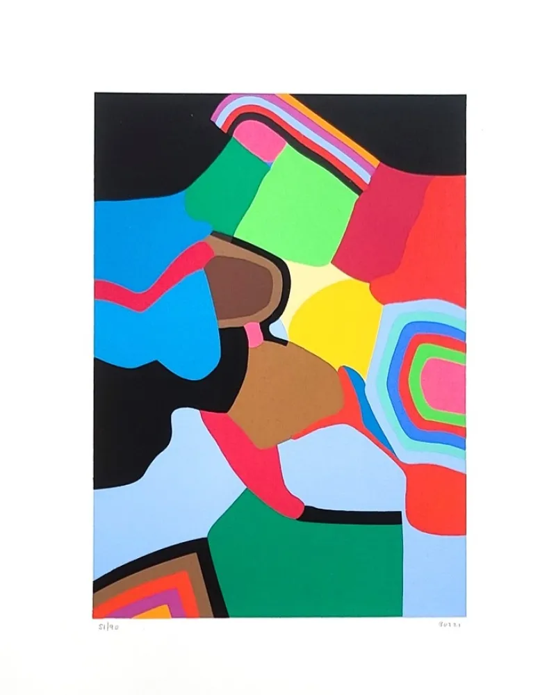 Serigrafía Burri - Serigrafia 5