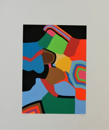 Serigrafía Burri - Serigrafia 5