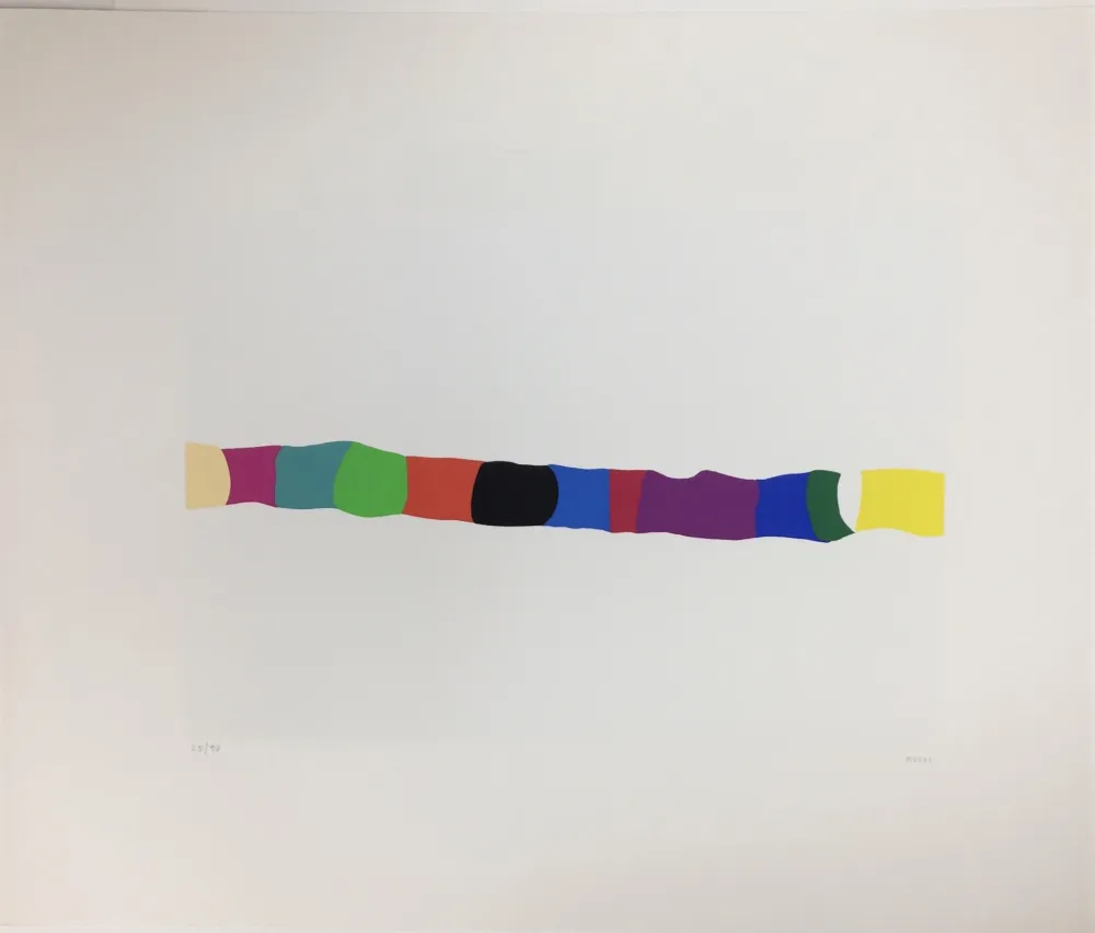 Serigrafía Burri - Trittico C - 2