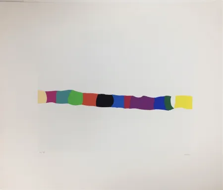 Serigrafía Burri - Trittico C - 2