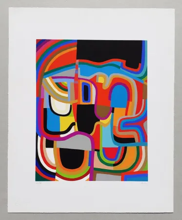 Serigrafía Burri - Trittico E - Serigrafia 2-E