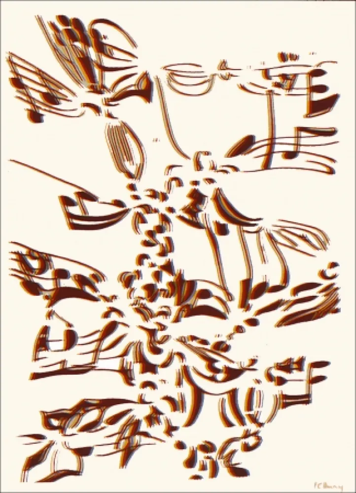 Litografía Bury - Aff Avt 143