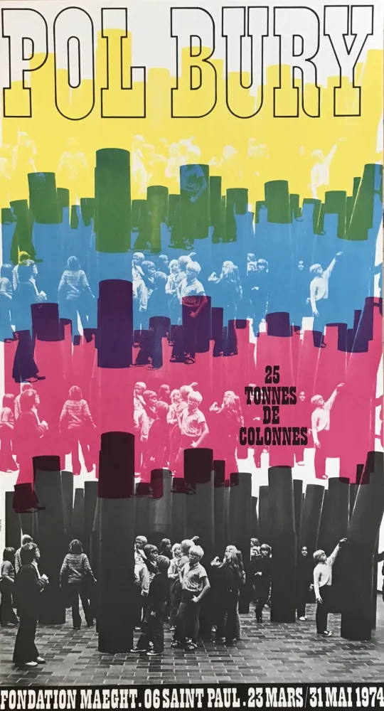 Litografía Bury - Affiche lithographique 