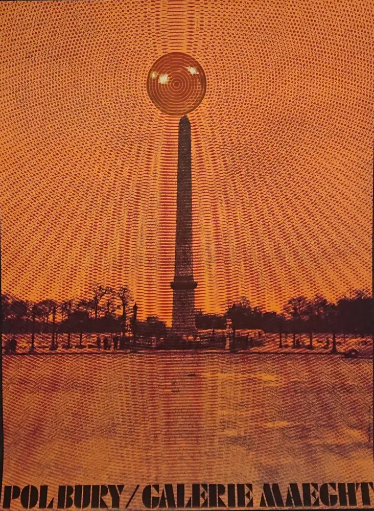 Litografía Bury - '' Cinétisation ''