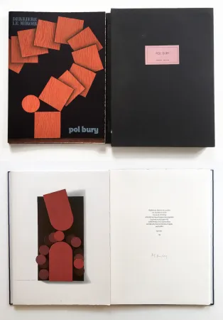 Libro Ilustrado Bury - Derrière le Miroir n° 228. POL BURY. Mars 1978. TIRAGE DE LUXE SIGNÉ.