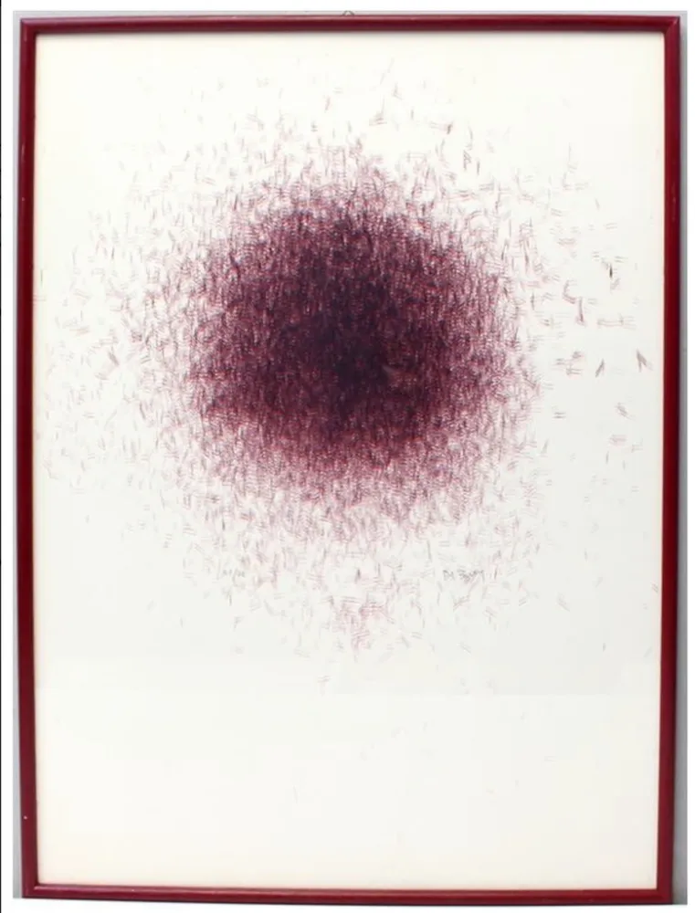 Litografía Bury - Deux Traits II