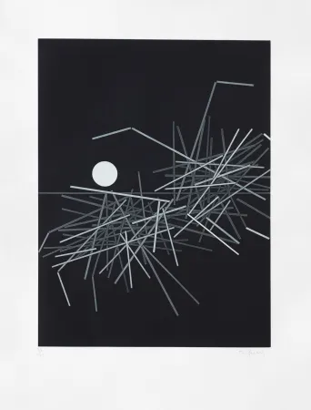 Grabado Bury - Horizontale avec disques et barres