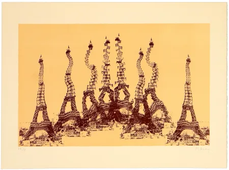 Litografía Bury - Sans titre