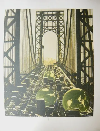 Litografía Bury - Sans titre