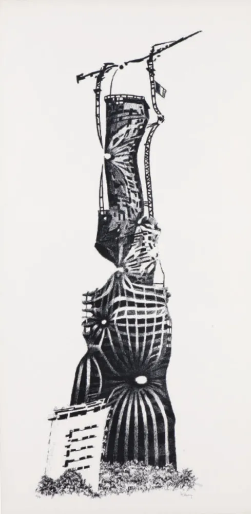 Serigrafía Bury - Senza titolo