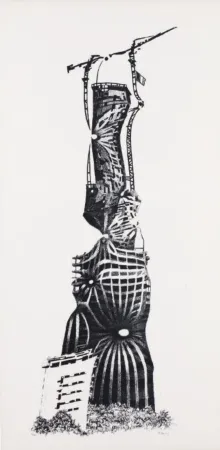 Serigrafía Bury - Senza titolo