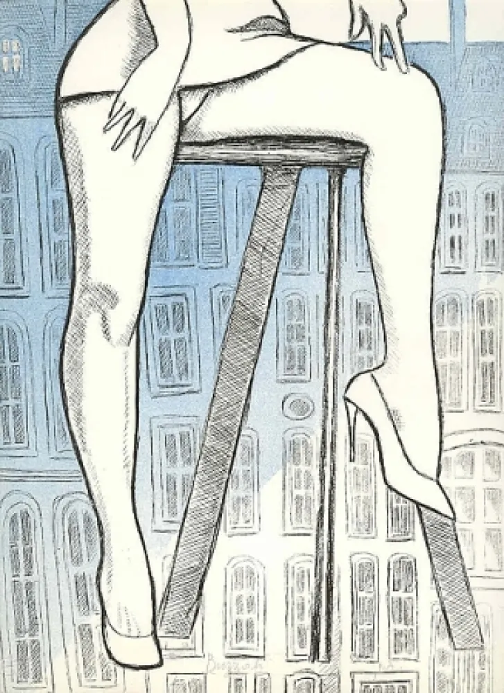 Aguafuerte Y Aguatinta Buzzati - Senza titolo