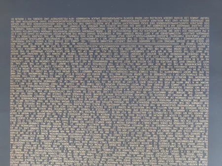 Serigrafía Byars - The golden Tower, 1974. Diptychon. 