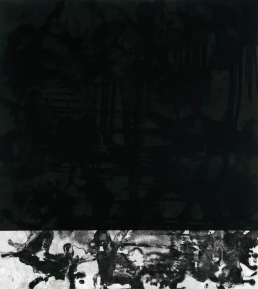 Aguatinta Cabrita Reis - E as estrelas do céu cairam na terra....I