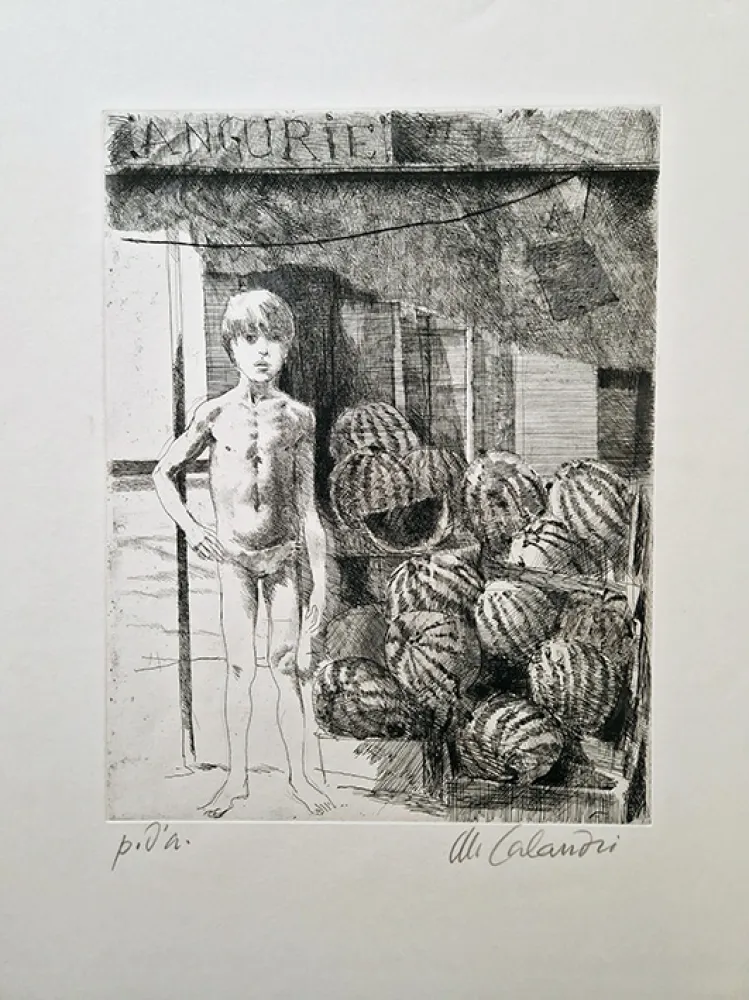 Aguafuerte Calandri - Anguria