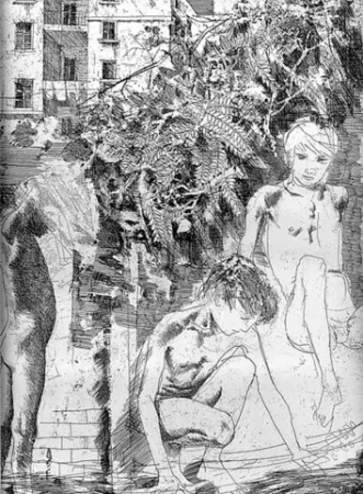 Grabado Calandri - Estate