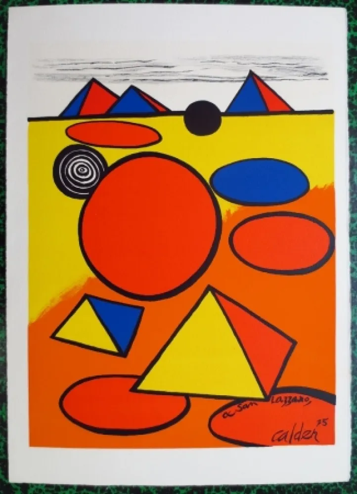 Litografía Calder - A San Lazzaro