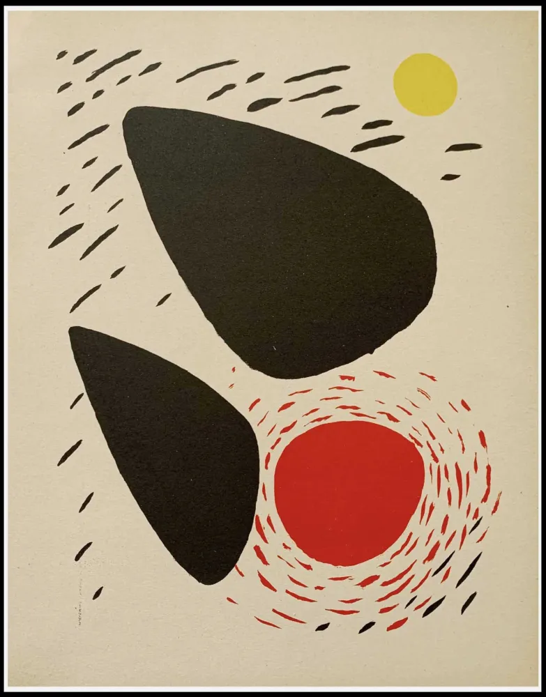 Litografía Calder - COMPOSITION 