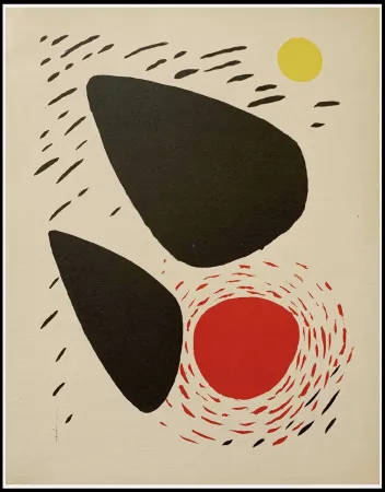 Litografía Calder - COMPOSITION 