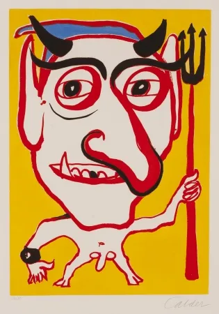 Aguafuerte Y Aguatinta Calder - Constantin Tacou