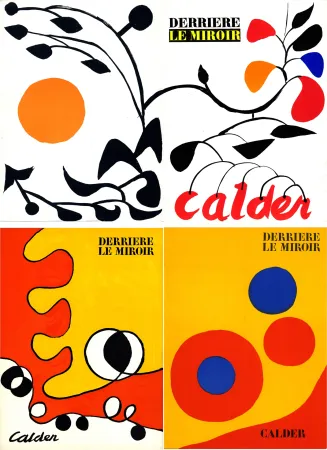 Libro Ilustrado Calder - DERRIÈRE LE MIROIR - CALDER (11 volumes parus de 1950 à 1981), avec 49 LITHOGRAPHIES.