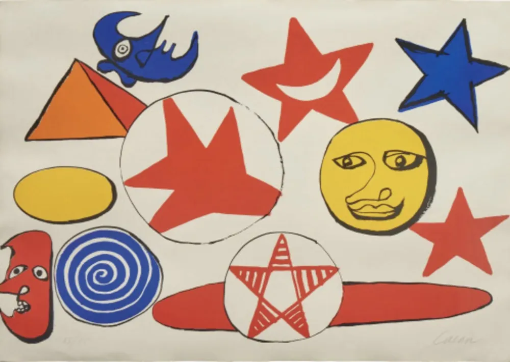 Litografía Calder - L Etoile Rouge