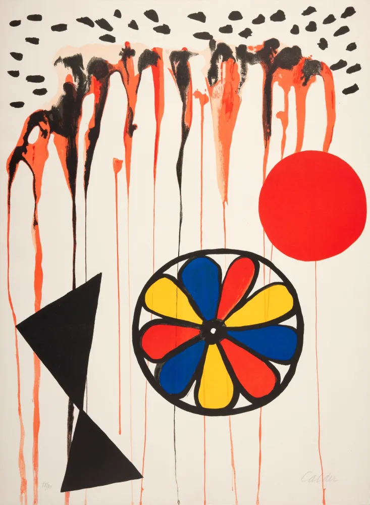 Litografía Calder - La Mousson (The Monsoon)