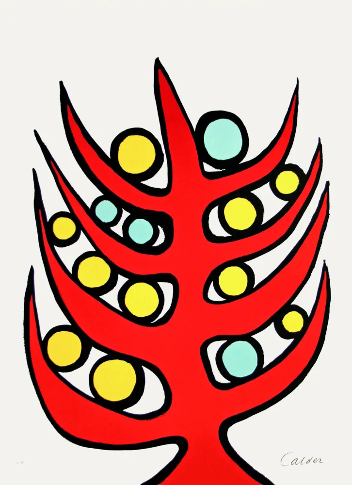 Litografía Calder - L’albero del bene e del male