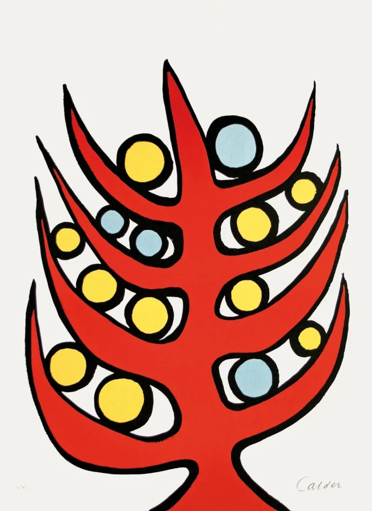 Litografía Calder - L’albero del bene e del male