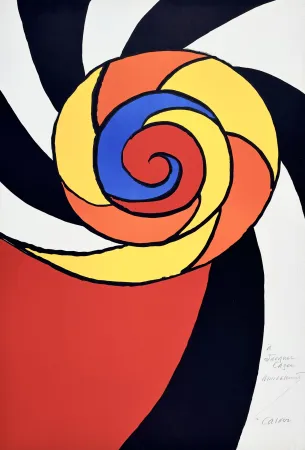 Litografía Calder - Le Turban