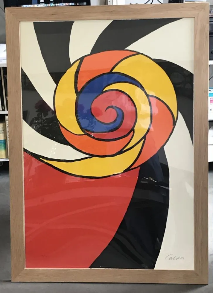 Litografía Calder - Le turban , 1969