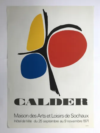 Cartel Calder - Maison des arts et de la culture de Sochaux