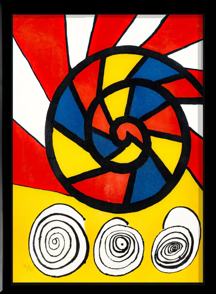Litografía Calder - Phonograph