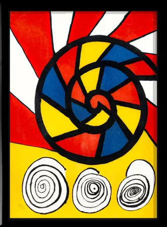 Litografía Calder - Phonograph