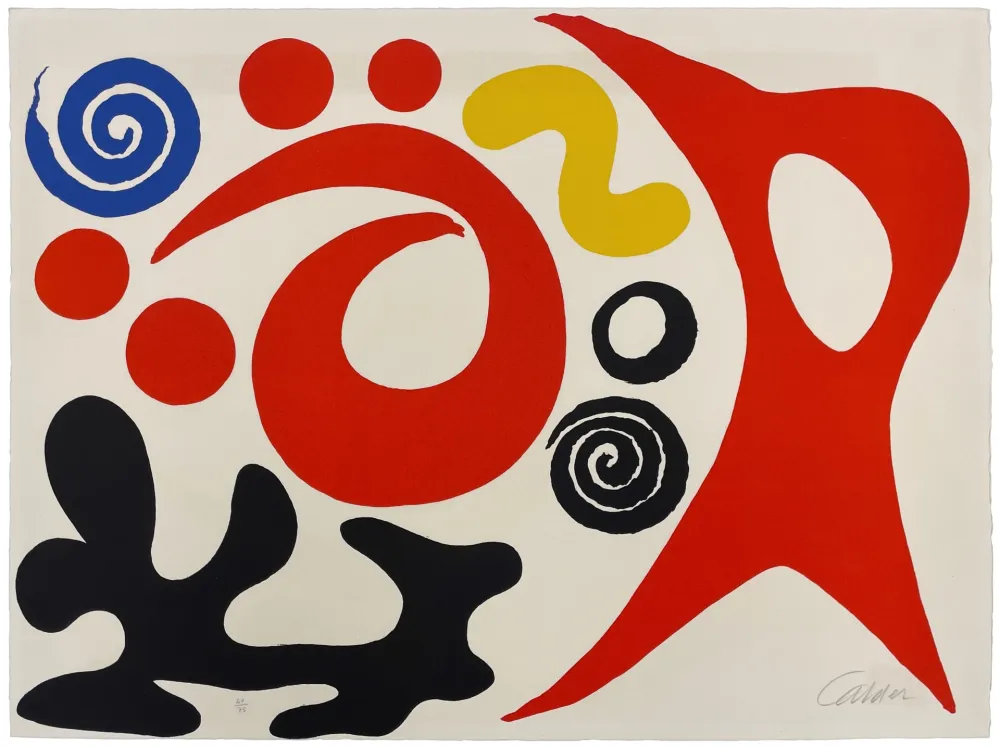 Litografía Calder - Plancton