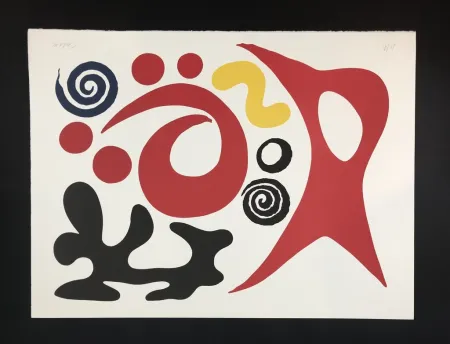 Litografía Calder - Plancton ( plankton )