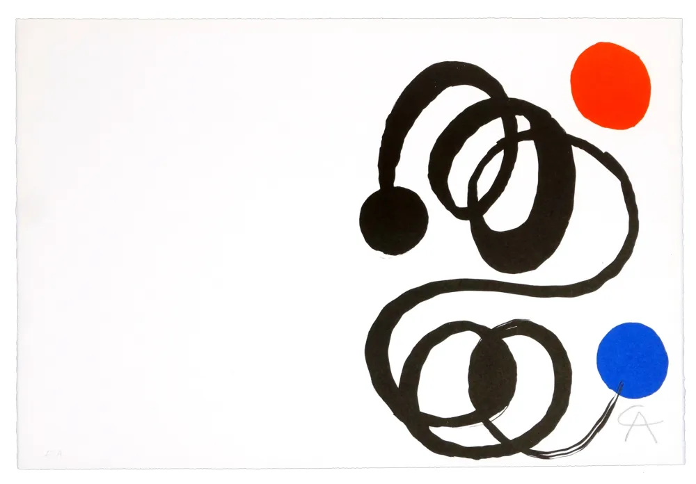 Litografía Calder - Sans titre